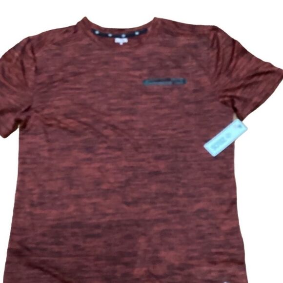 NWT Zelos Short Sleeve Athletic Top Red Black M - Picture 4 of 11